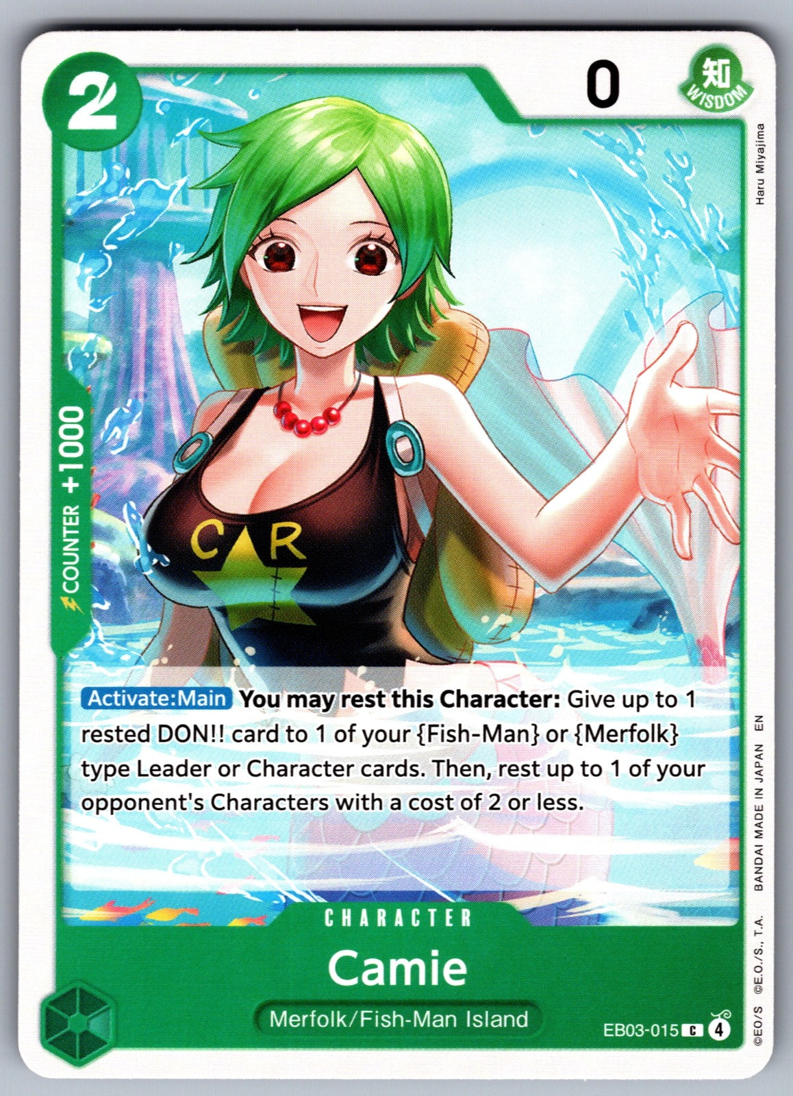 Camie C Extra Booster: One Piece Heroines Edition EB03-015 NM 2026