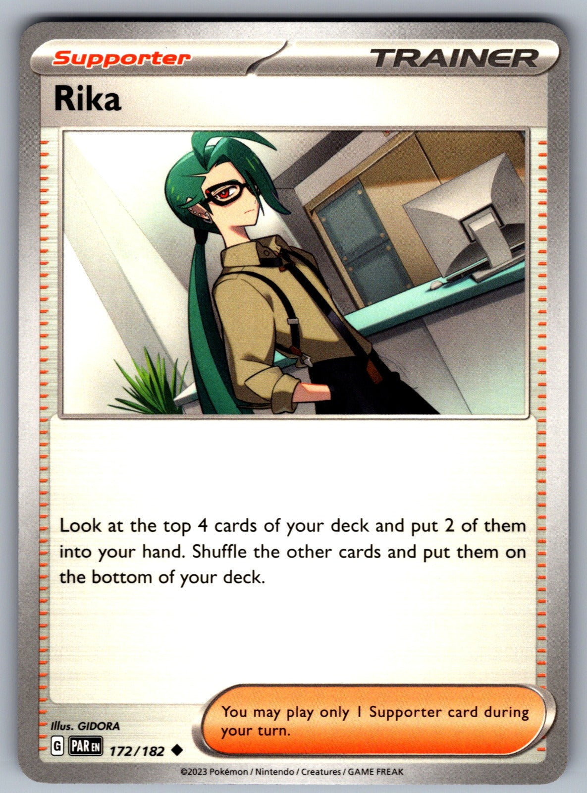 Rika Uncommon SV04: Paradox Rift 172/182 NM 2023