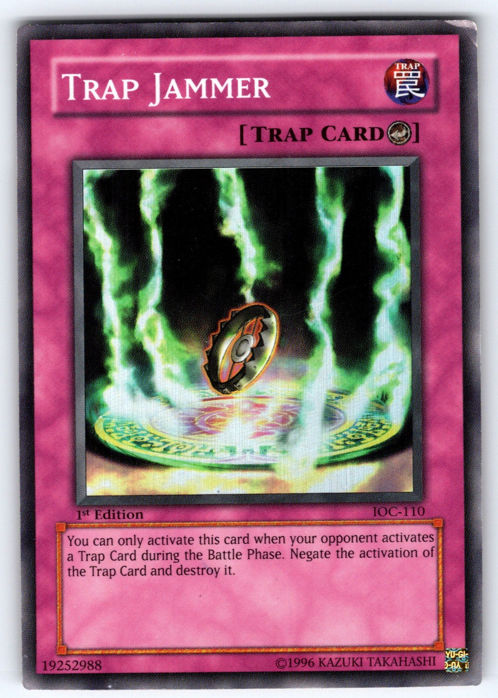 Trap Jammer Unlimited Super Rare Invasion of Chaos IOC-110 NM 2007