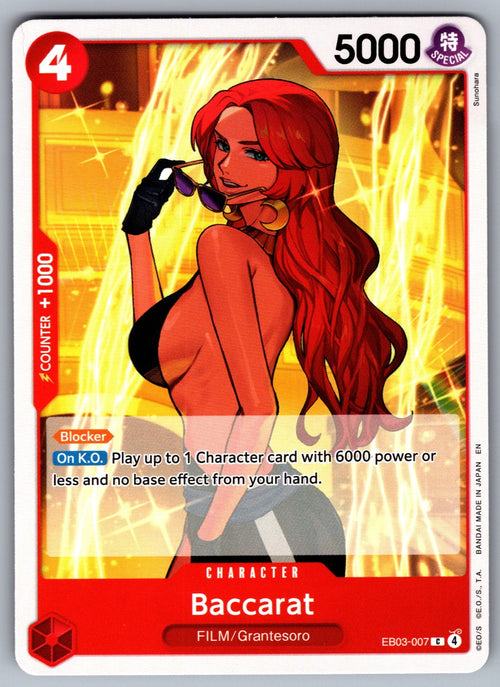 Baccarat C Extra Booster: One Piece Heroines Edition EB03-007 NM 2026