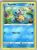 Squirtle Common Pokemon GO 015/078 NM 2022