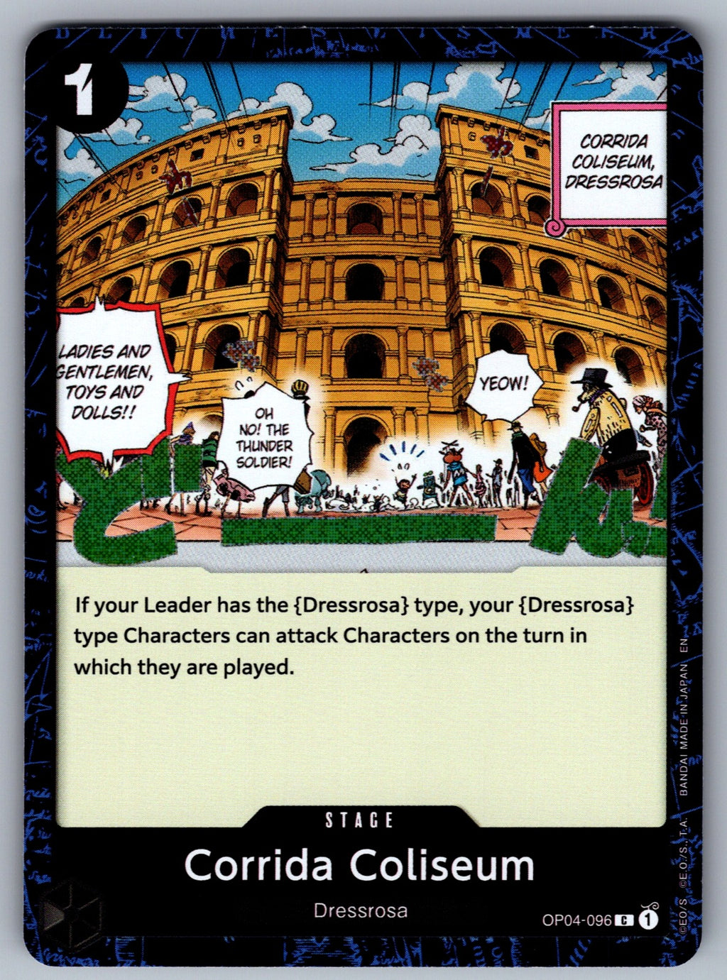 Corrida Coliseum (Pirate Foil) Foil C Premium Booster -The Best- Vol. 2 OP04-096