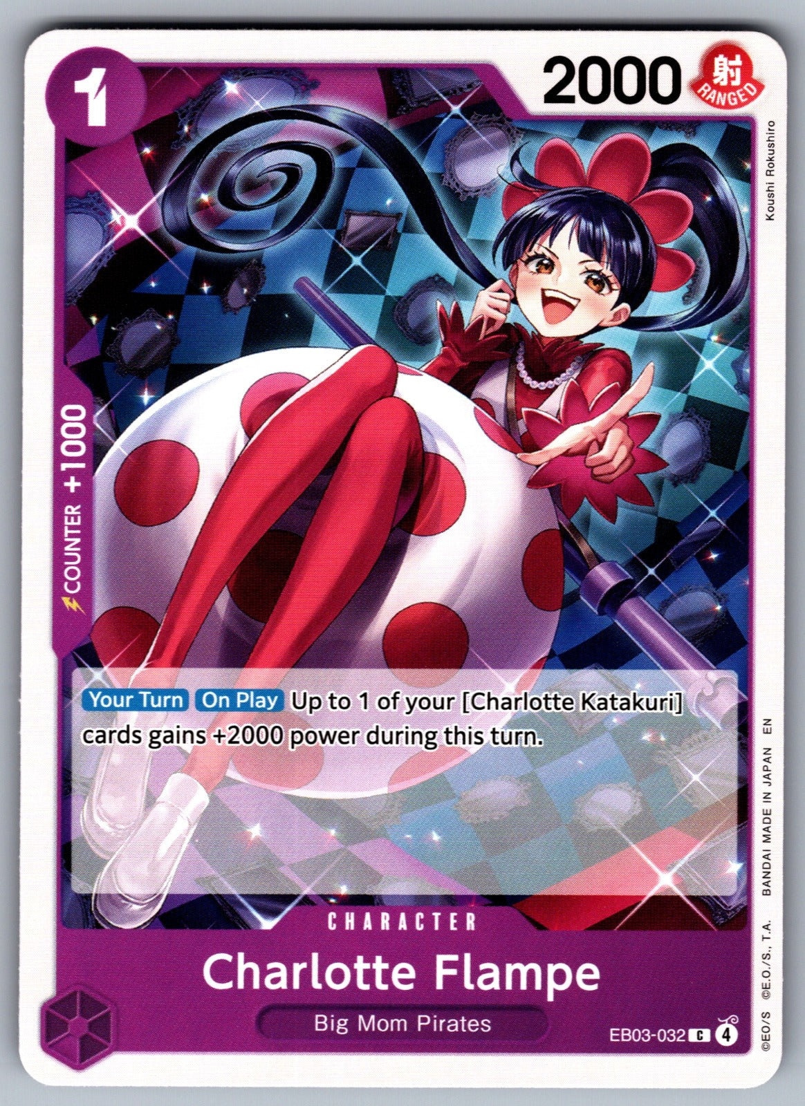 Charlotte Flampe C Extra Booster: One Piece Heroines Edition EB03-032 NM 2026