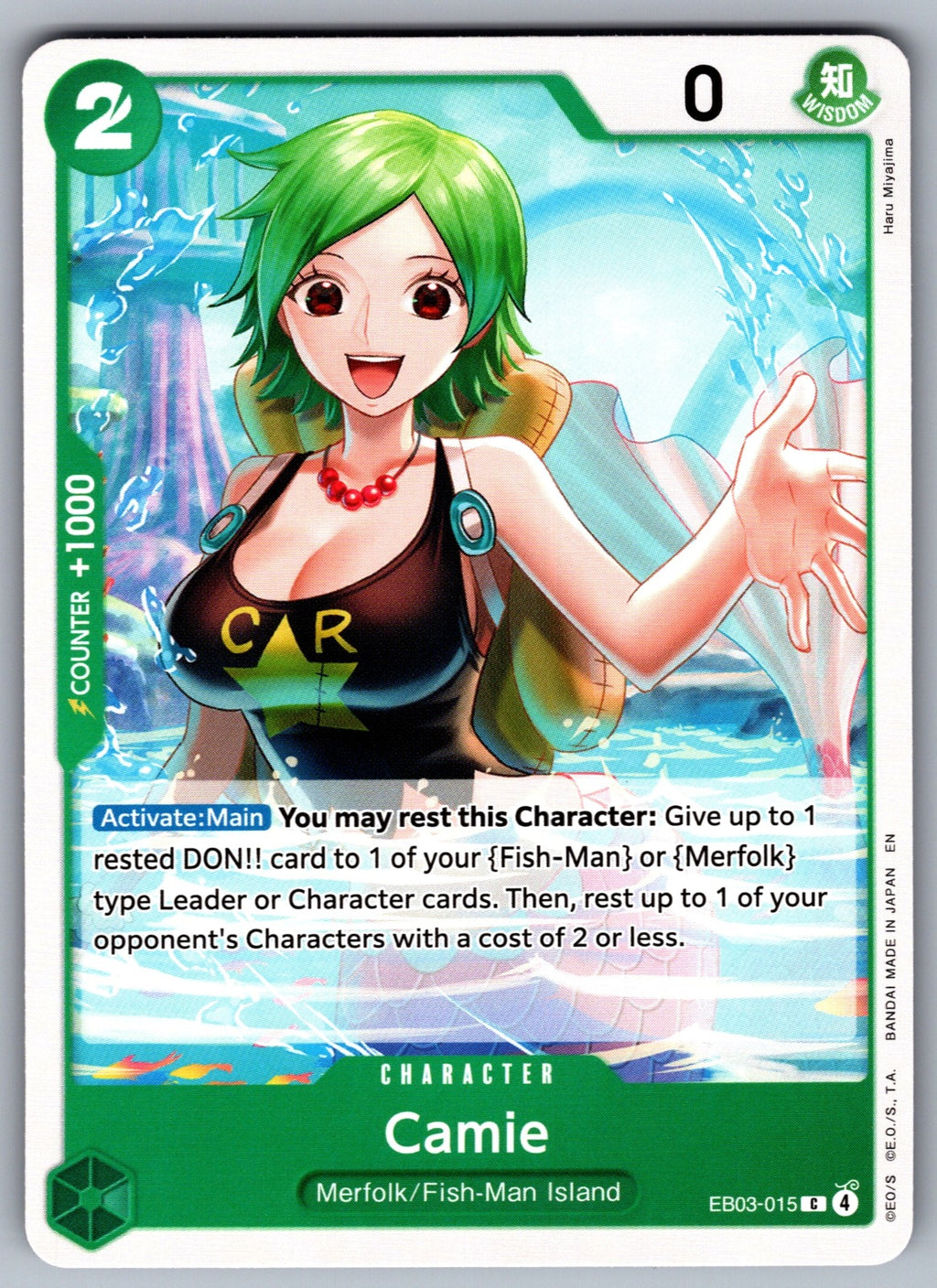 Camie C Extra Booster: One Piece Heroines Edition EB03-015 NM 2026