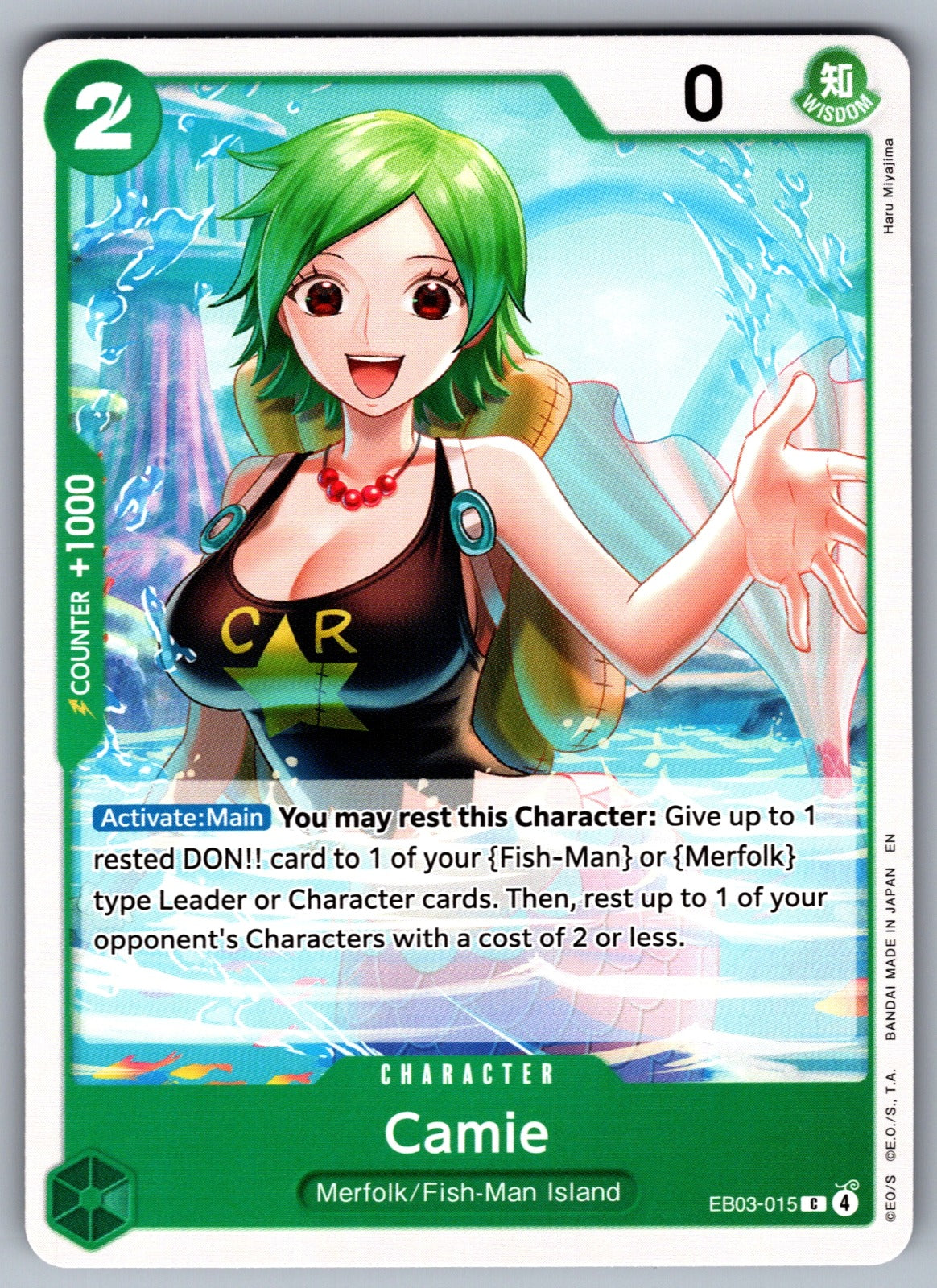 Camie C Extra Booster: One Piece Heroines Edition EB03-015 NM 2026