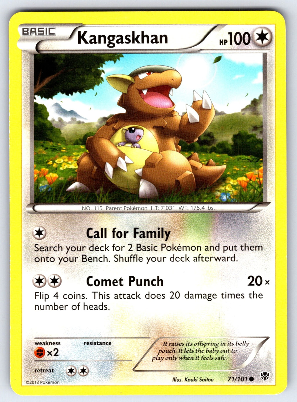 Kangaskhan Holo Classic Collection Trading Card Game Classic 017/034 LP 2023