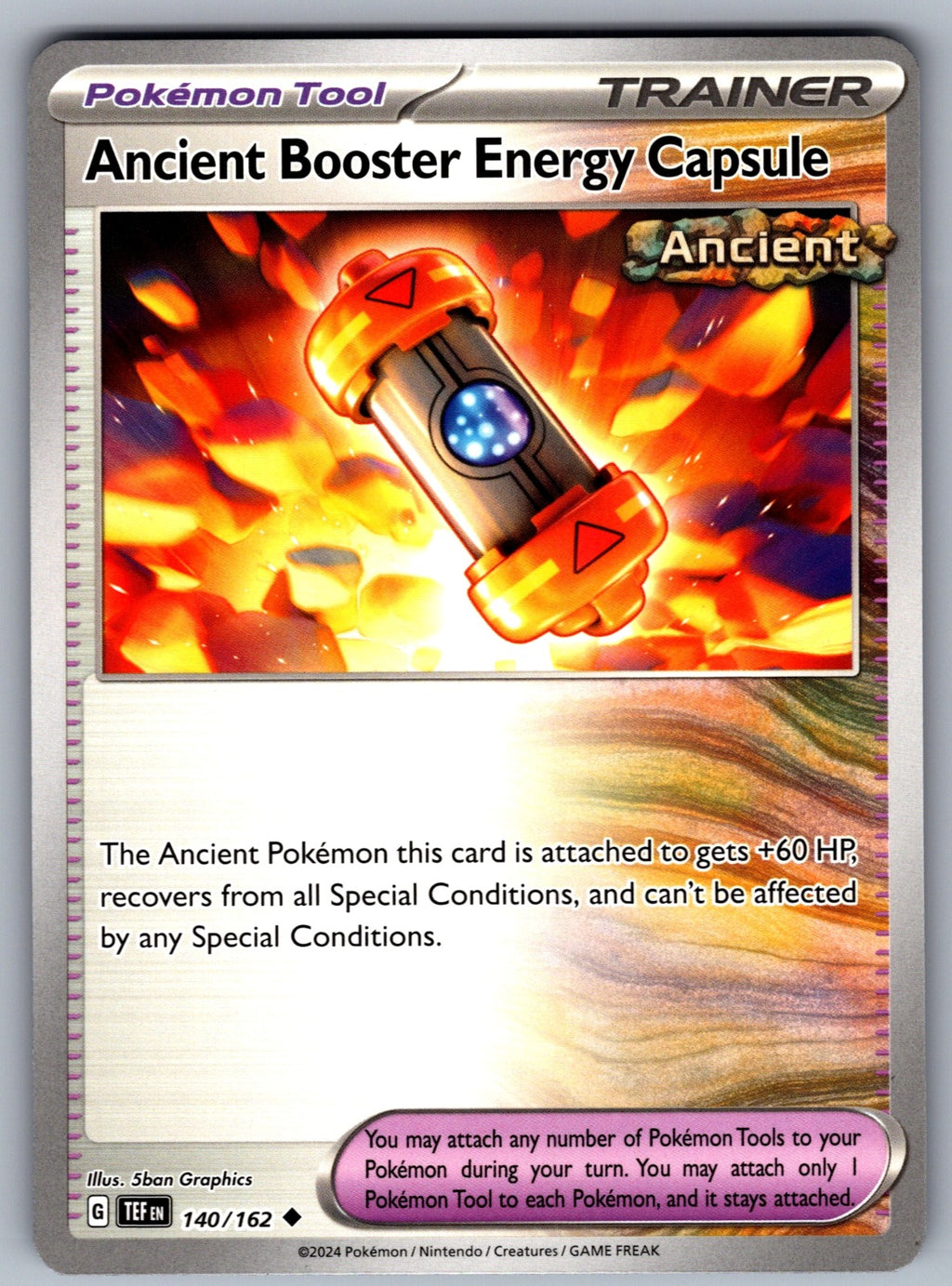 Ancient Booster Energy Capsule Uncommon SV05: Temporal Forces 140/162 NM 2024