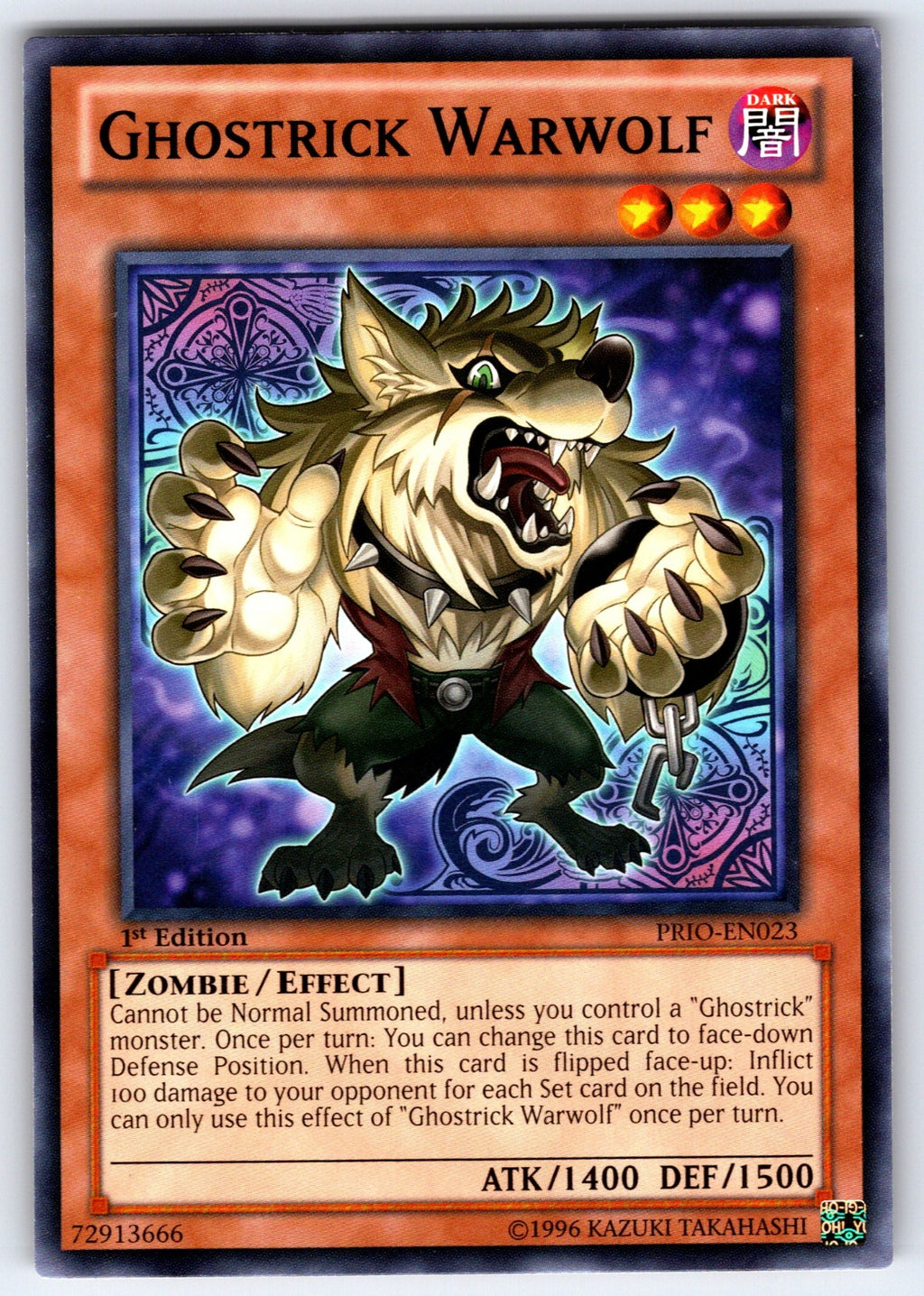 T.G. Warwolf Unlimited Common Extreme Victory EXVC-EN020 LP 2011