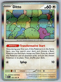 Ditto Holo Rare SV: Scarlet & Violet 151 132/165 NM 2023