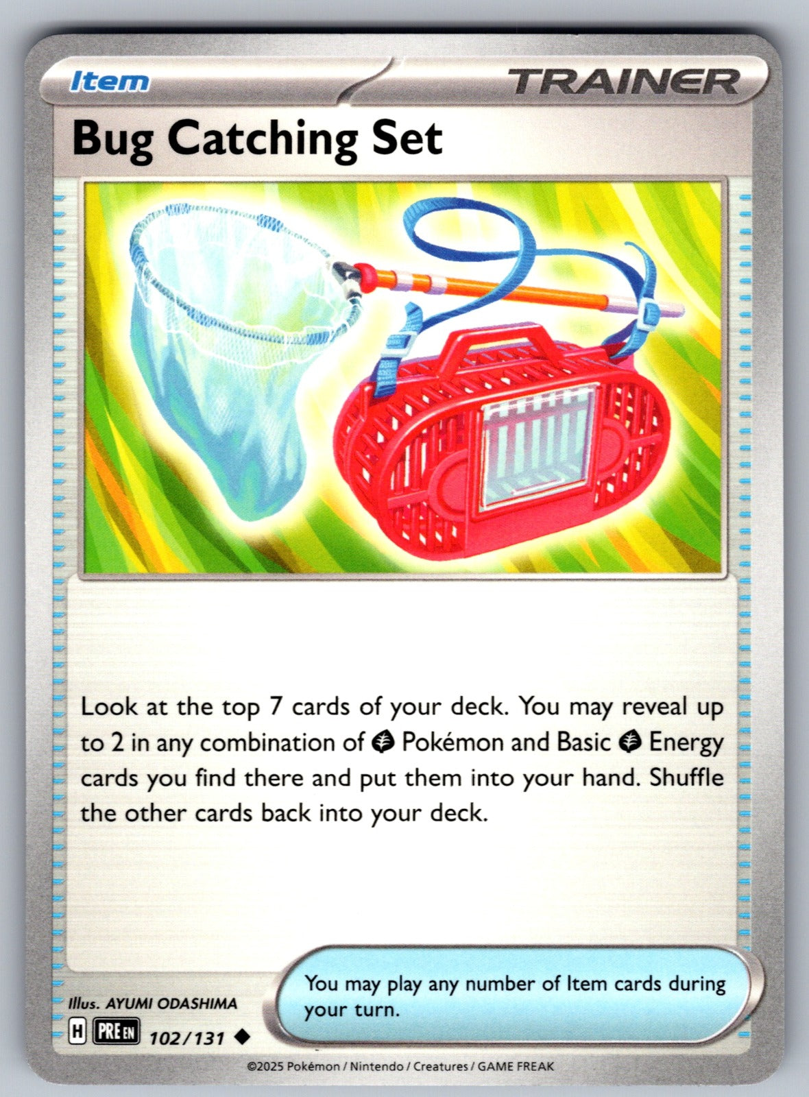 Bug Catching Set Uncommon SV: Prismatic Evolutions 102/131 NM 2025
