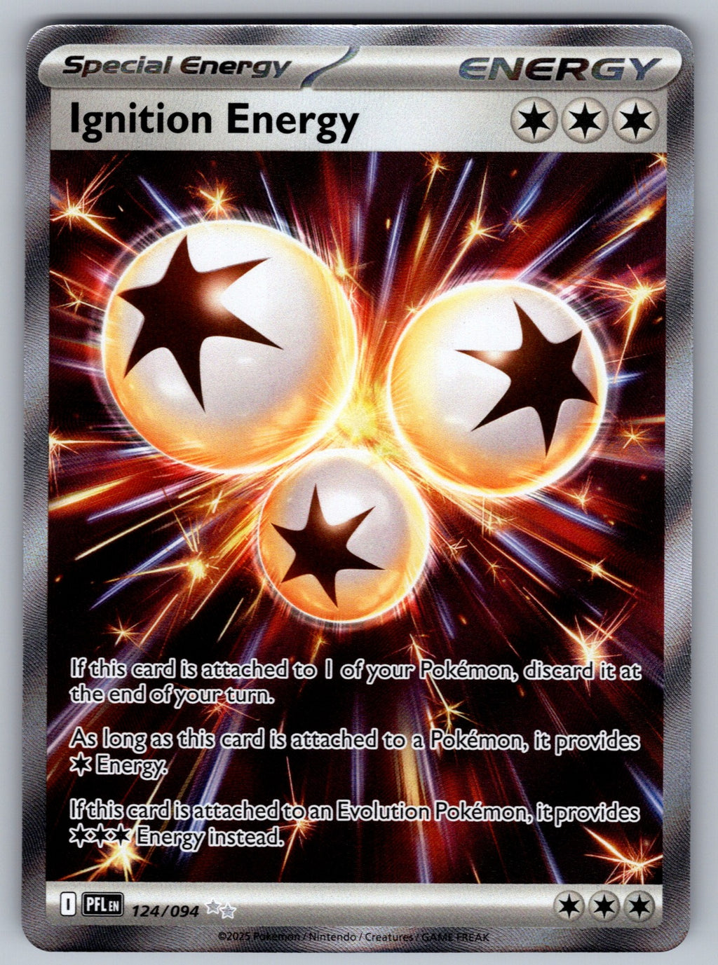 Ignition Energy Holo Ultra Rare ME02: Phantasmal Flames 124/094 NM 2025
