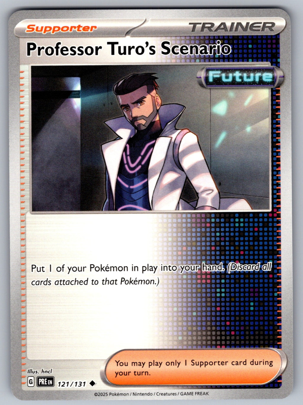 Professor Turo's Scenario Uncommon SV: Prismatic Evolutions 121/131 NM 2025