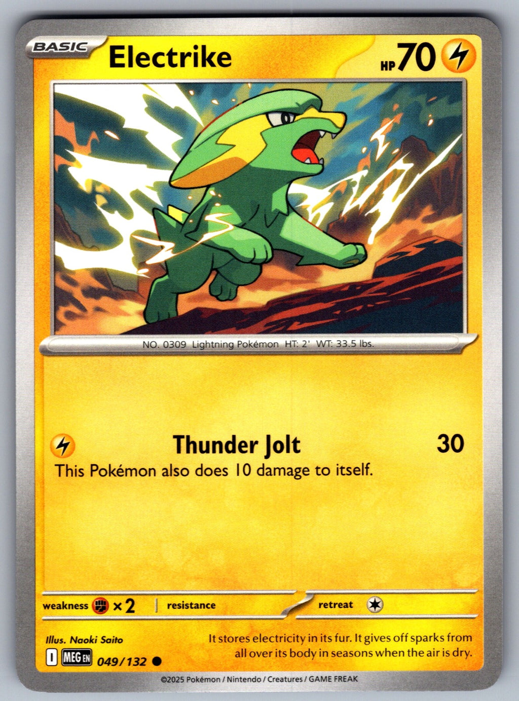 Electrike Common ME01: Mega Evolution 049/132 NM 2025