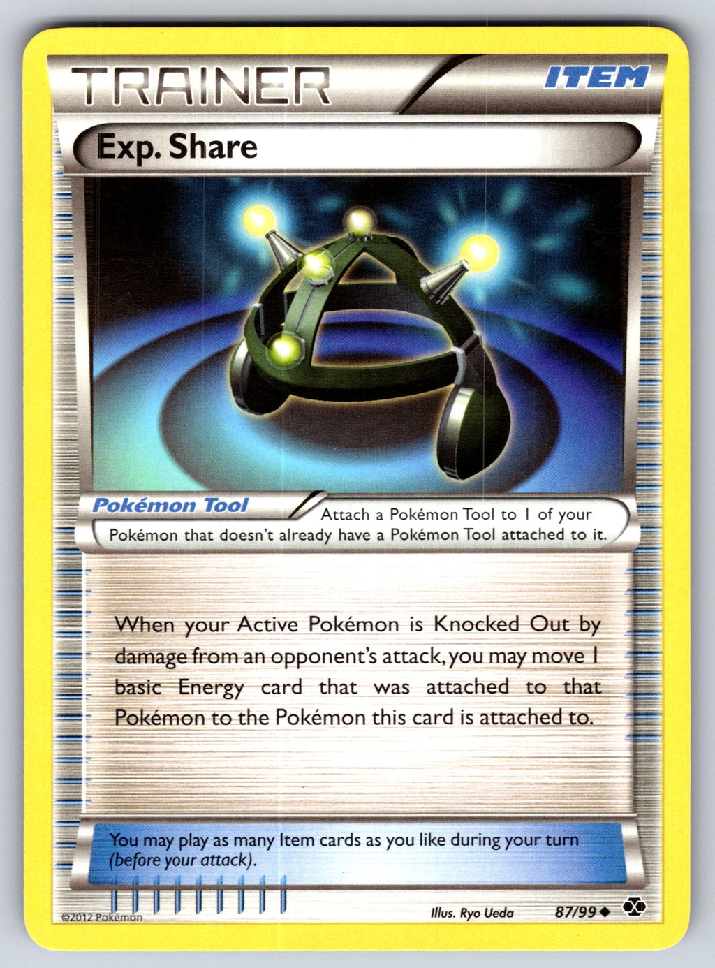 Exp. Share Holo Rare Dragon Vault 18/20 LP 2012