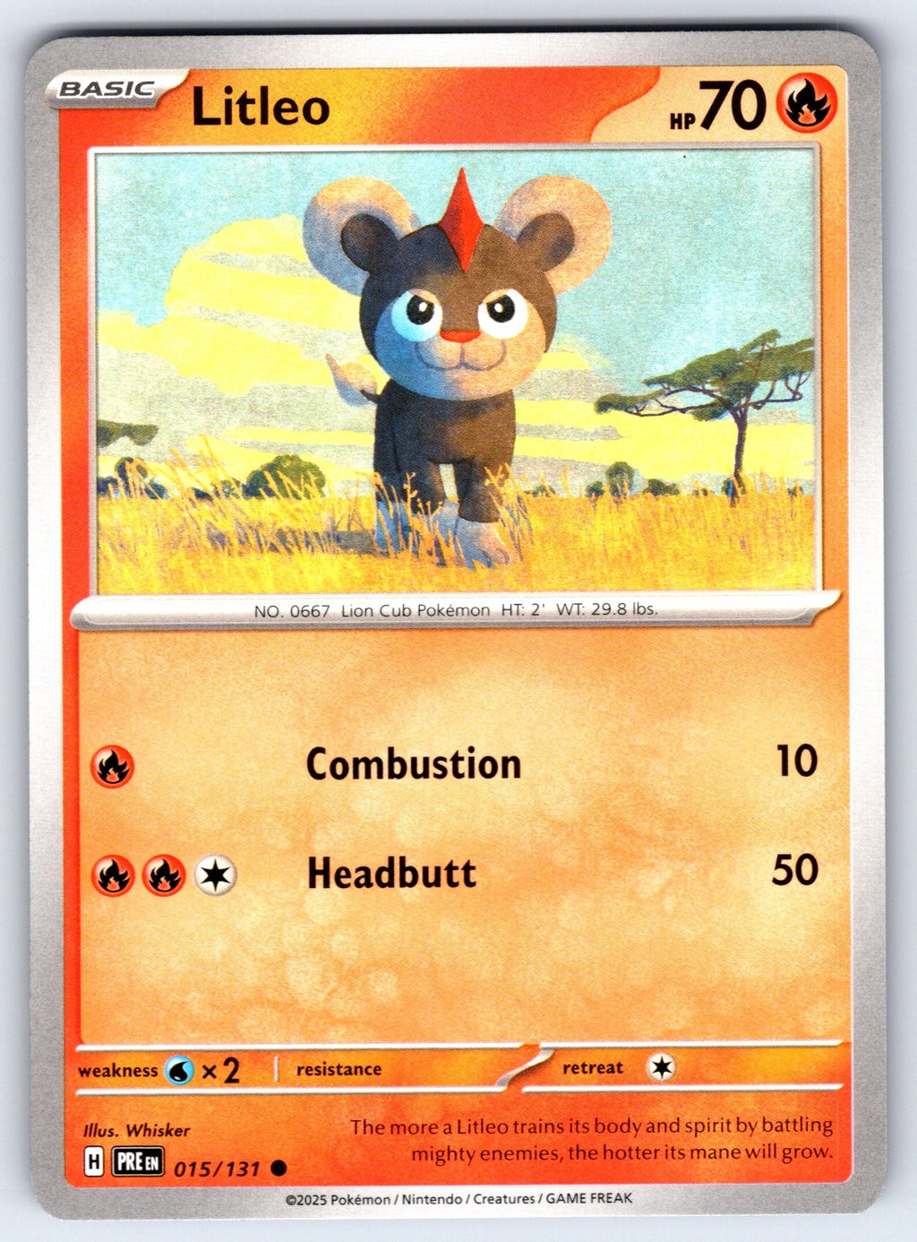 Litleo Common SV: Prismatic Evolutions 015/131 NM 2025