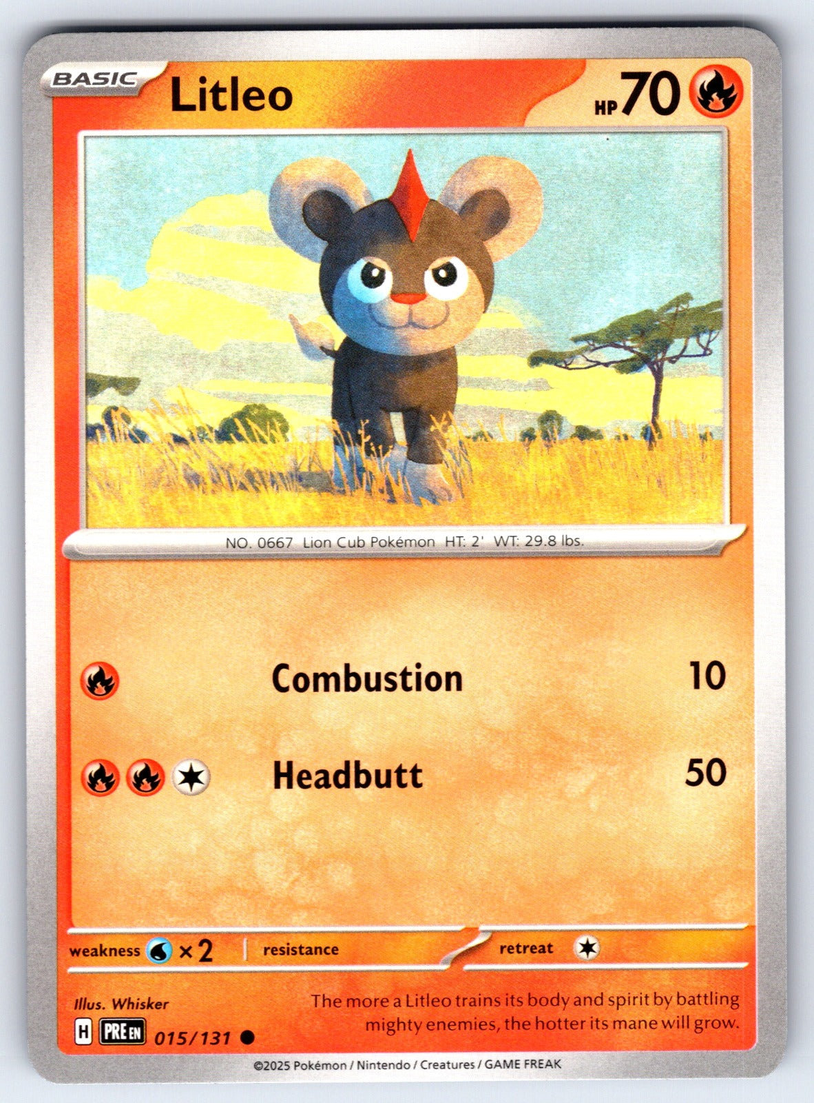 Litleo Common SV: Prismatic Evolutions 015/131 NM 2025