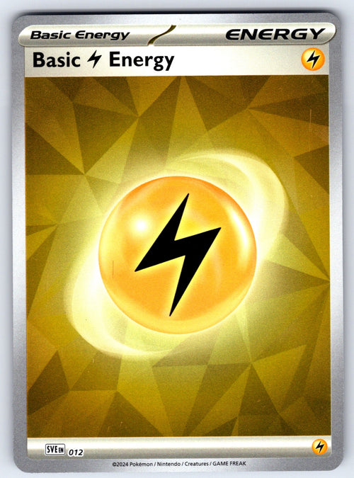 Basic Lightning Energy - Holo Common SVE: Scarlet & Violet Energies 012 NM 2023