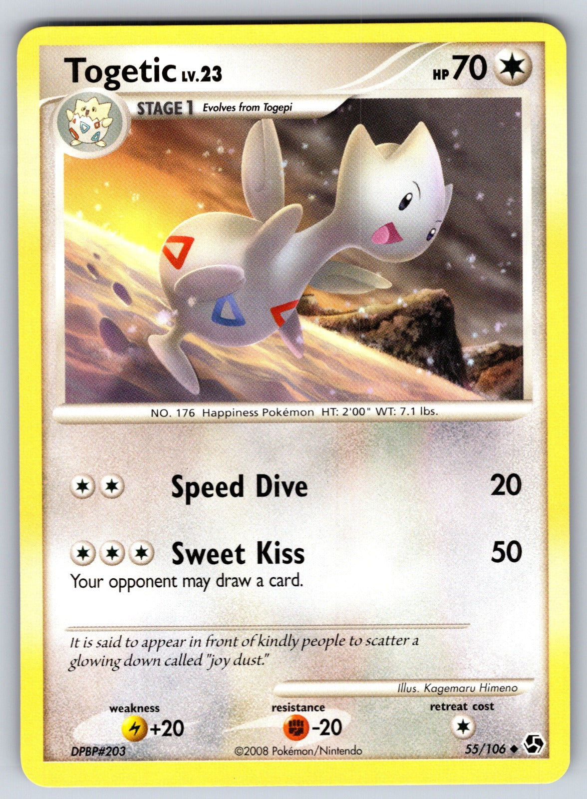 Togetic Uncommon Great Encounters 55/106 LP 2008