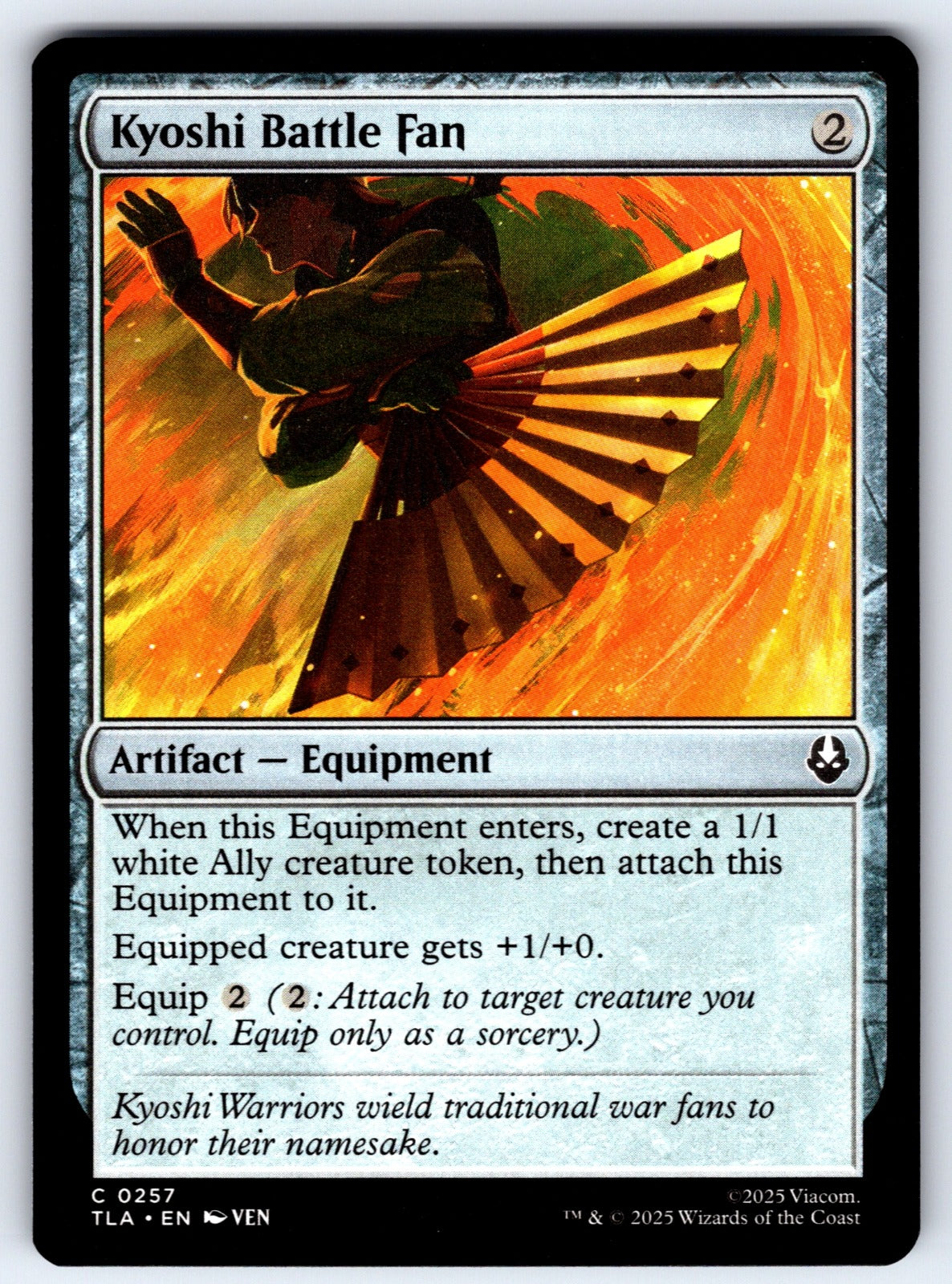 Kyoshi Battle Fan C Avatar: The Last Airbender 257 NM 2025