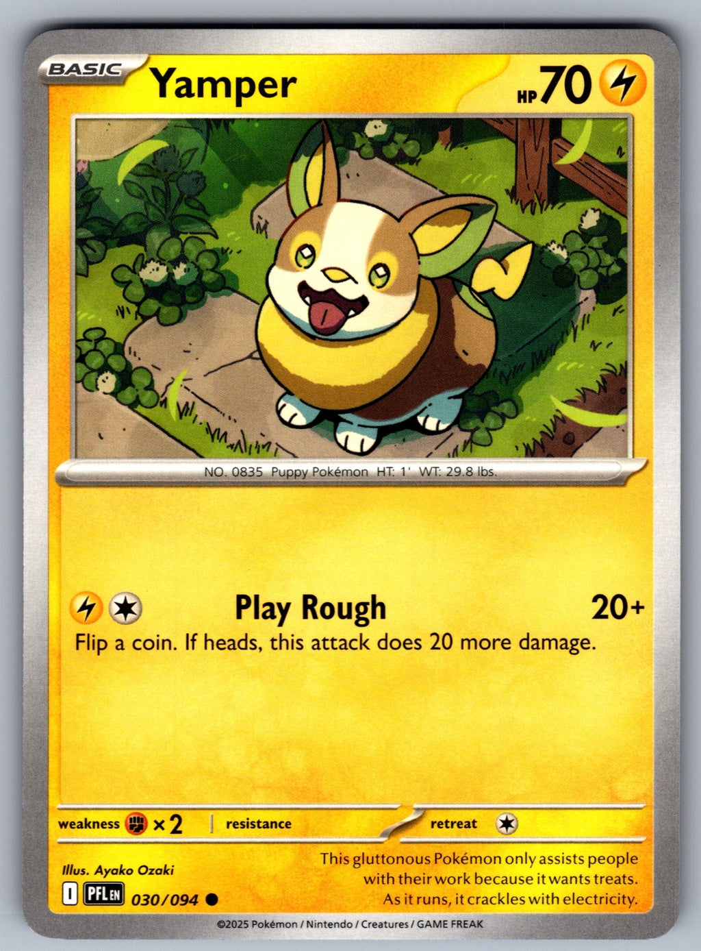 Yamper Common ME02: Phantasmal Flames 030/094 NM 2025