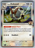 Hop's Dubwool Holo Rare SV09: Journey Together 136/159 NM 2025