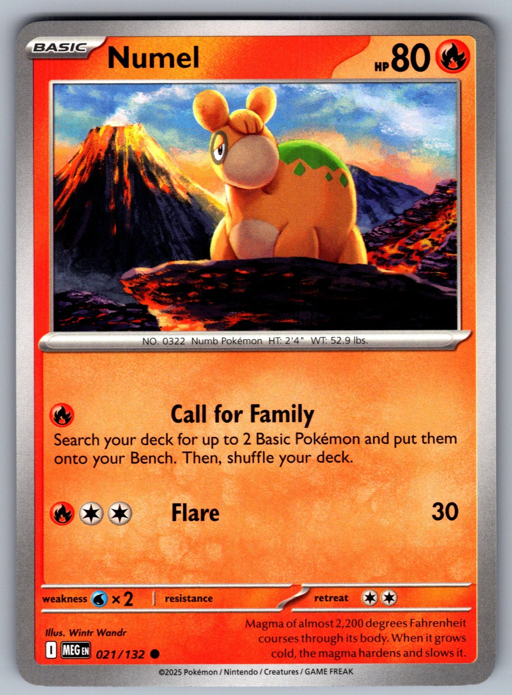 Numel Common ME01: Mega Evolution 021/132 NM 2025
