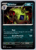 Tyranitar Holo Rare SV02: Paldea Evolved 135/193 NM 2023