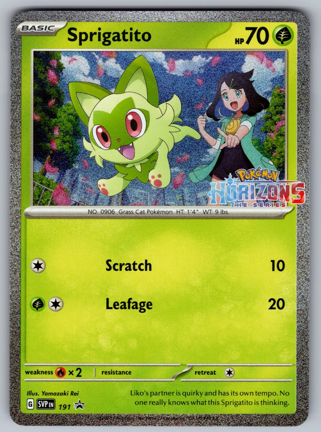 Sprigatito Holo Promo SV: Scarlet & Violet Promo Cards 191 NM 2023