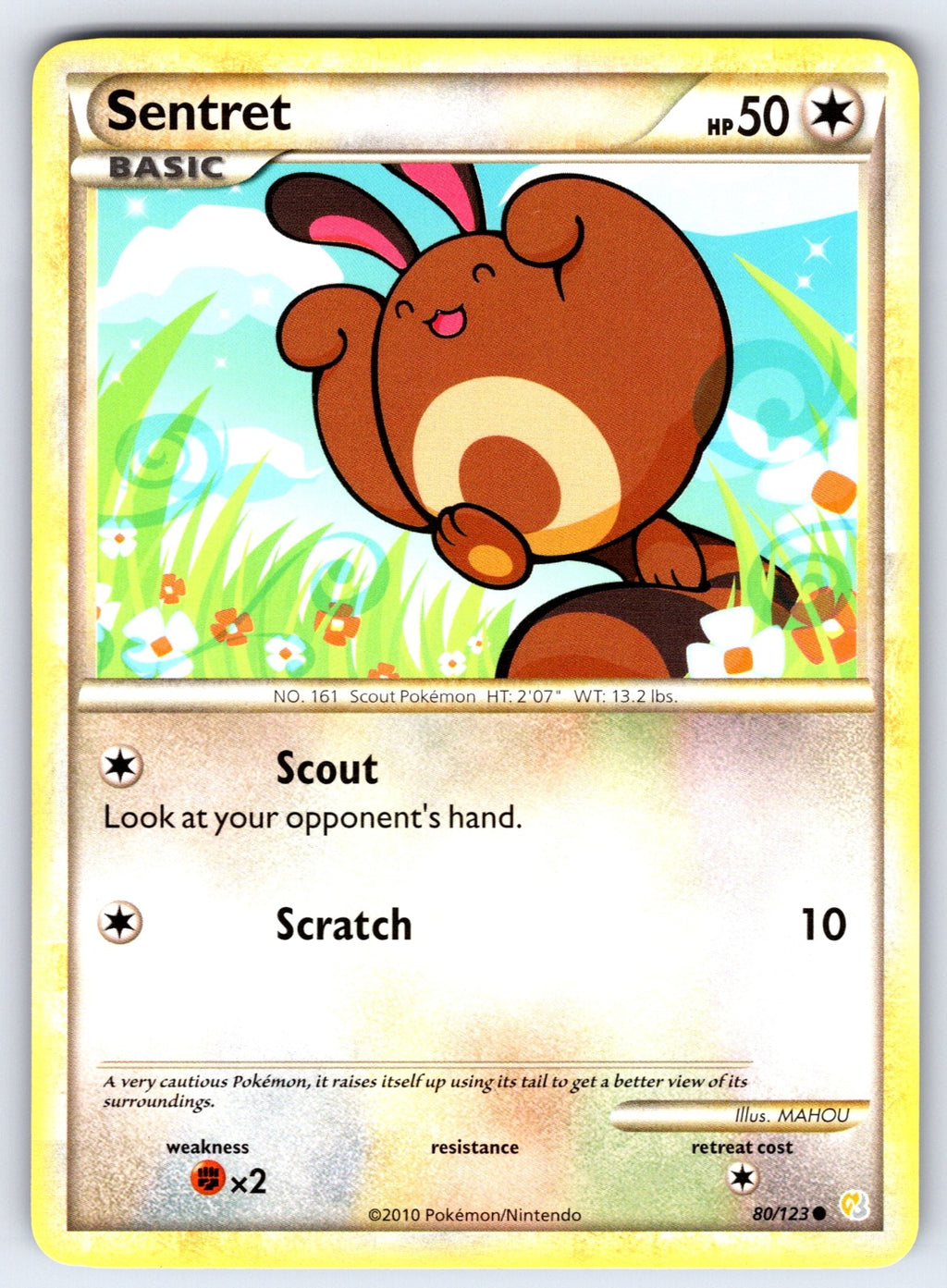 Sentret Common HeartGold SoulSilver 80/123 LP 2010