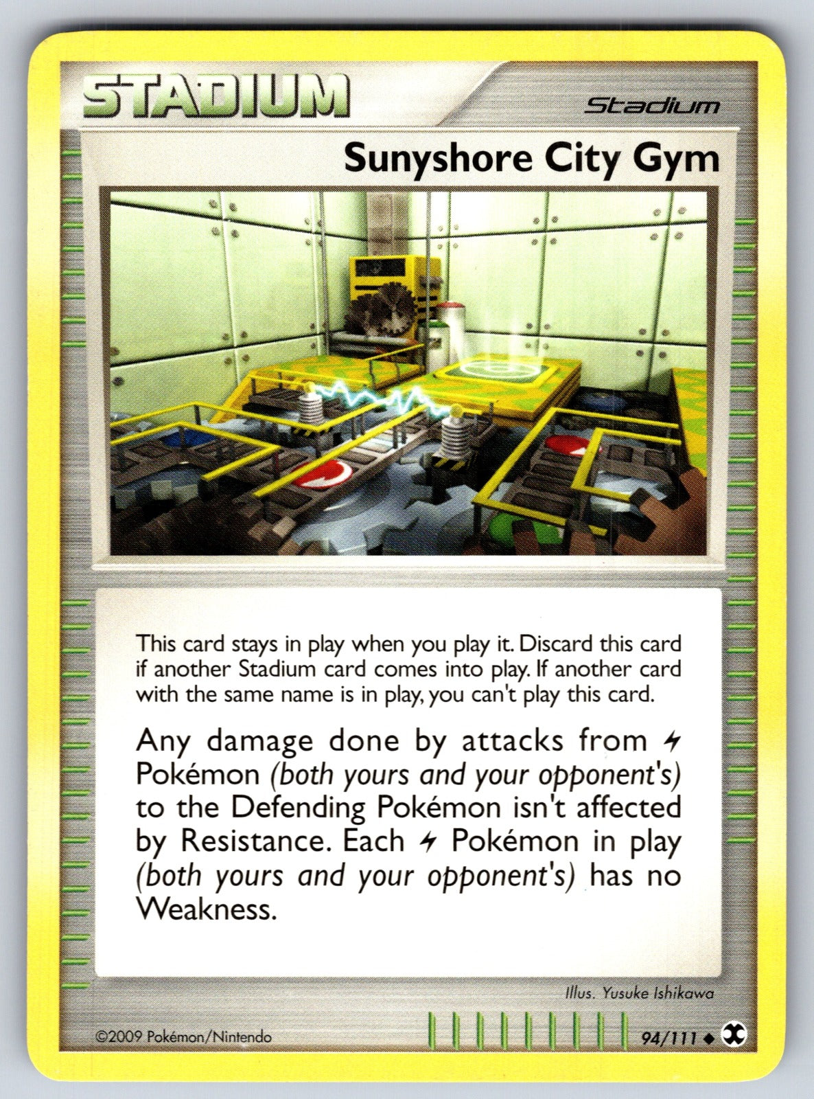 Sunyshore City Gym Uncommon Rising Rivals 94/111 LP 2009