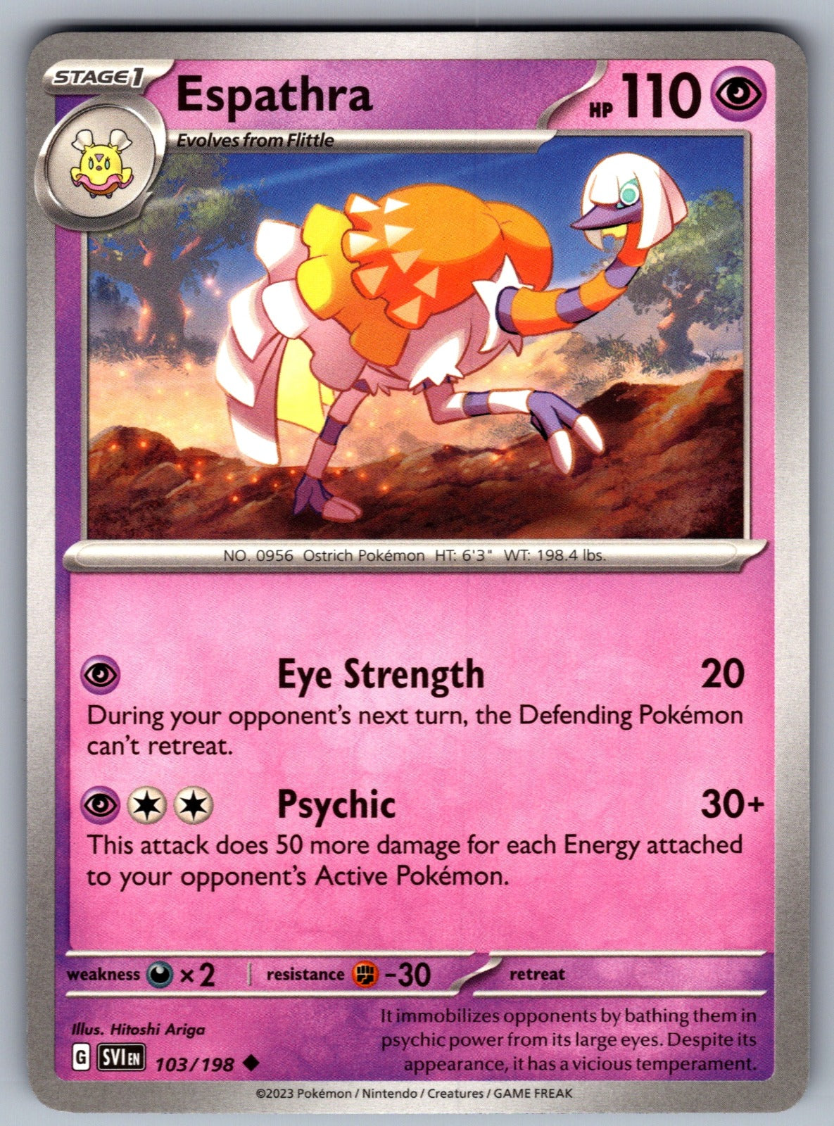 Espathra Uncommon SV01: Scarlet & Violet Base Set 103/198 NM 2023
