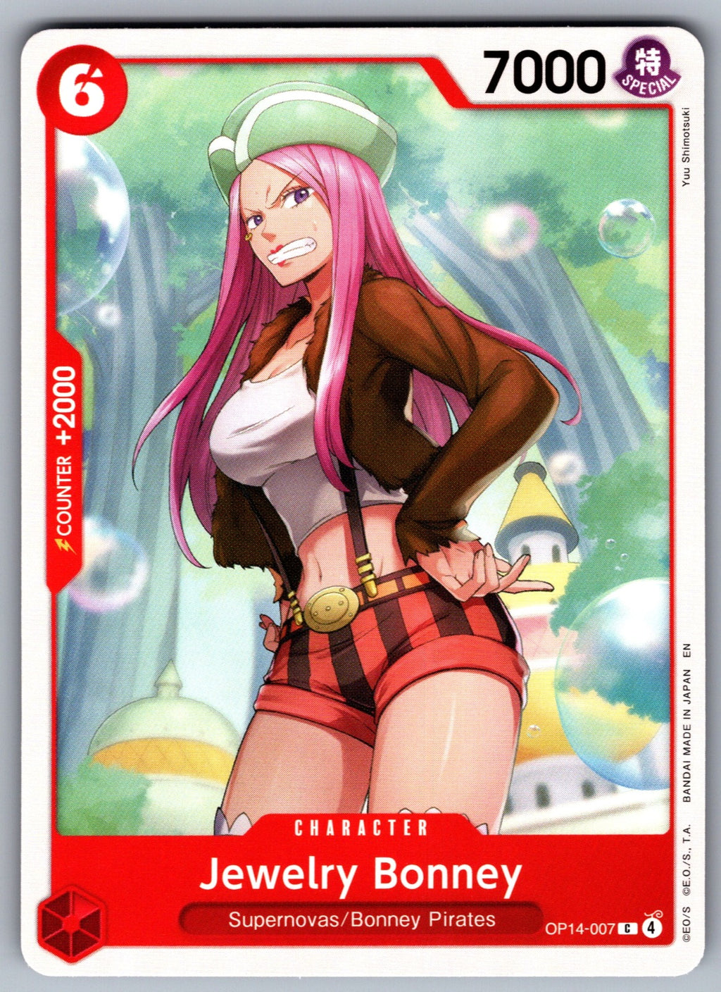 Jewelry Bonney C The Azure Sea's Seven OP14-007 NM 2026