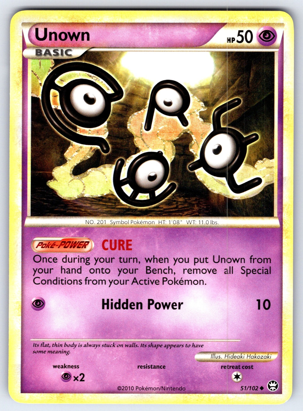 Unown Uncommon Triumphant 51/102 LP 2010