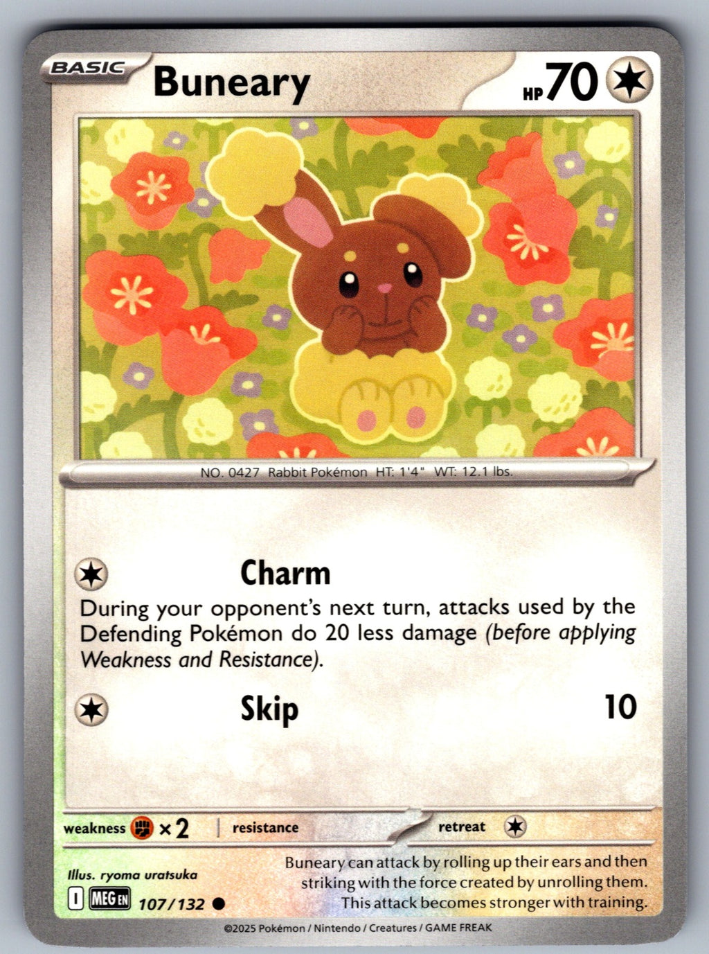 Buneary Common ME01: Mega Evolution 107/132 NM 2025