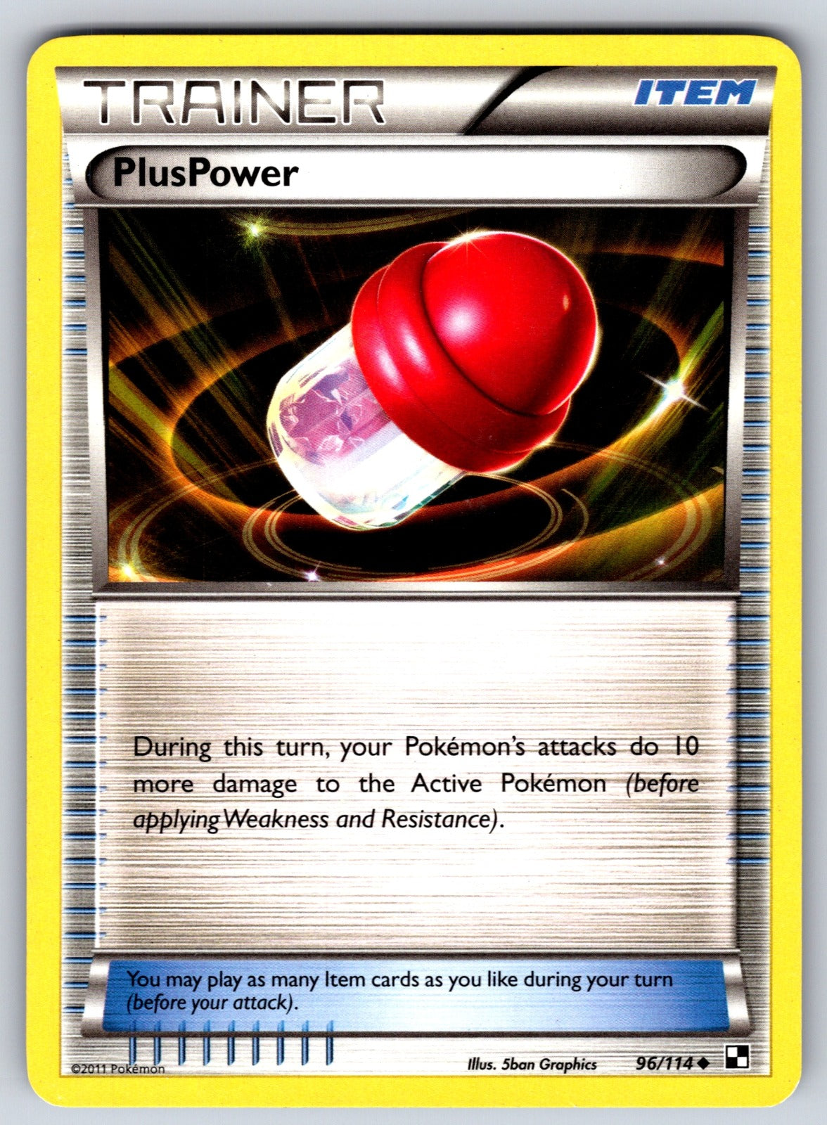 PlusPower Uncommon Black and White 96/114 LP 2011