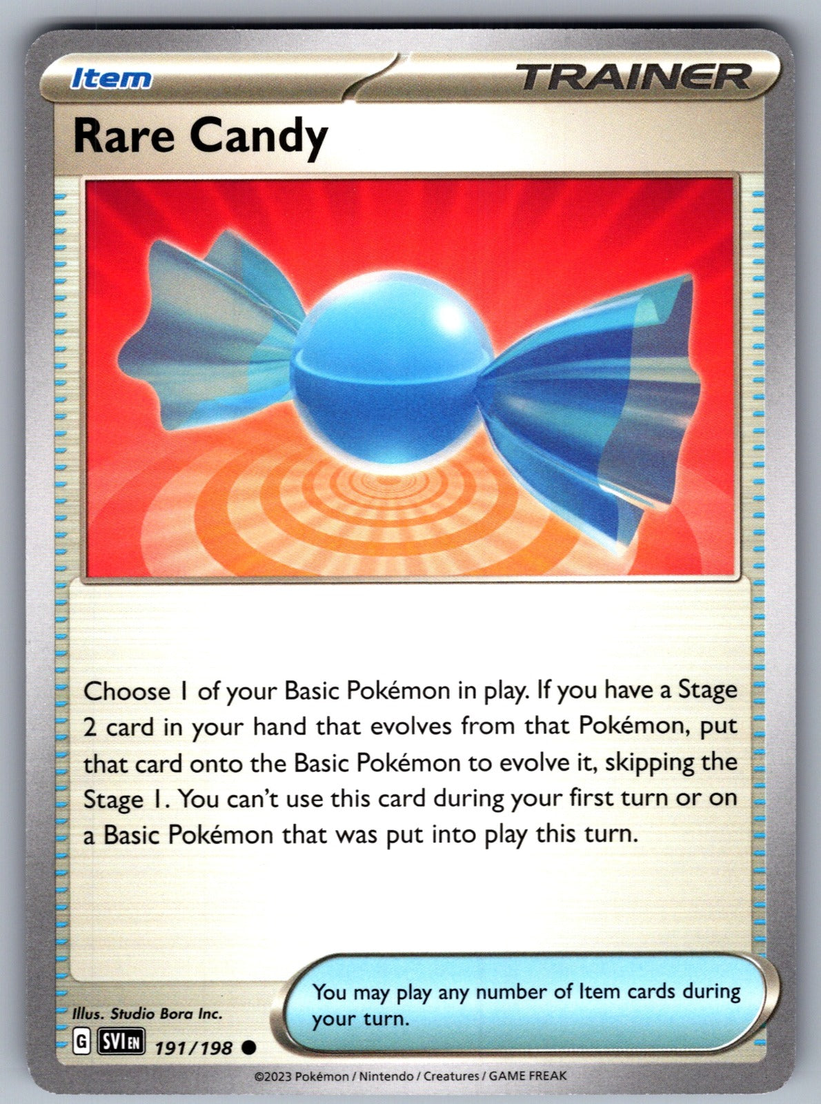 Rare Candy Common SV01: Scarlet & Violet Base Set 191/198 NM 2023