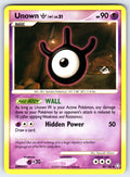 Unown (W) Uncommon Legends Awakened 80/146 LP 2008