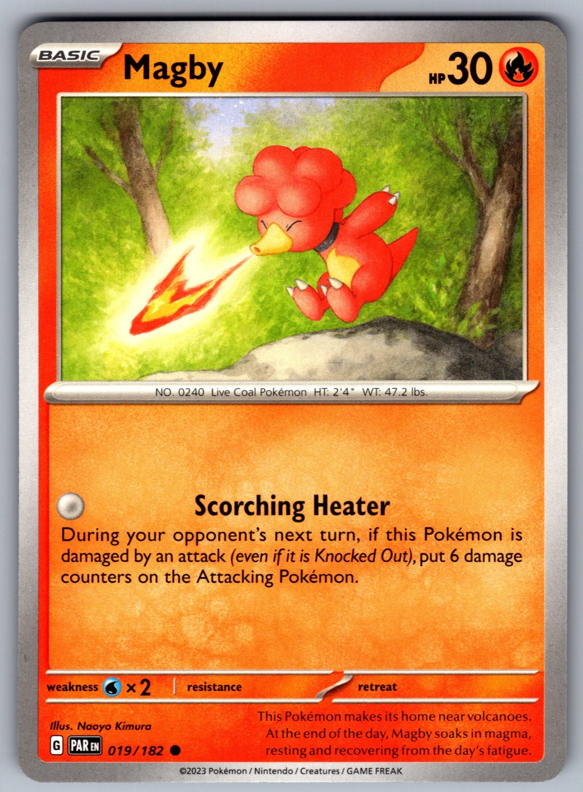 Magby Common SV04: Paradox Rift 019/182 NM 2023