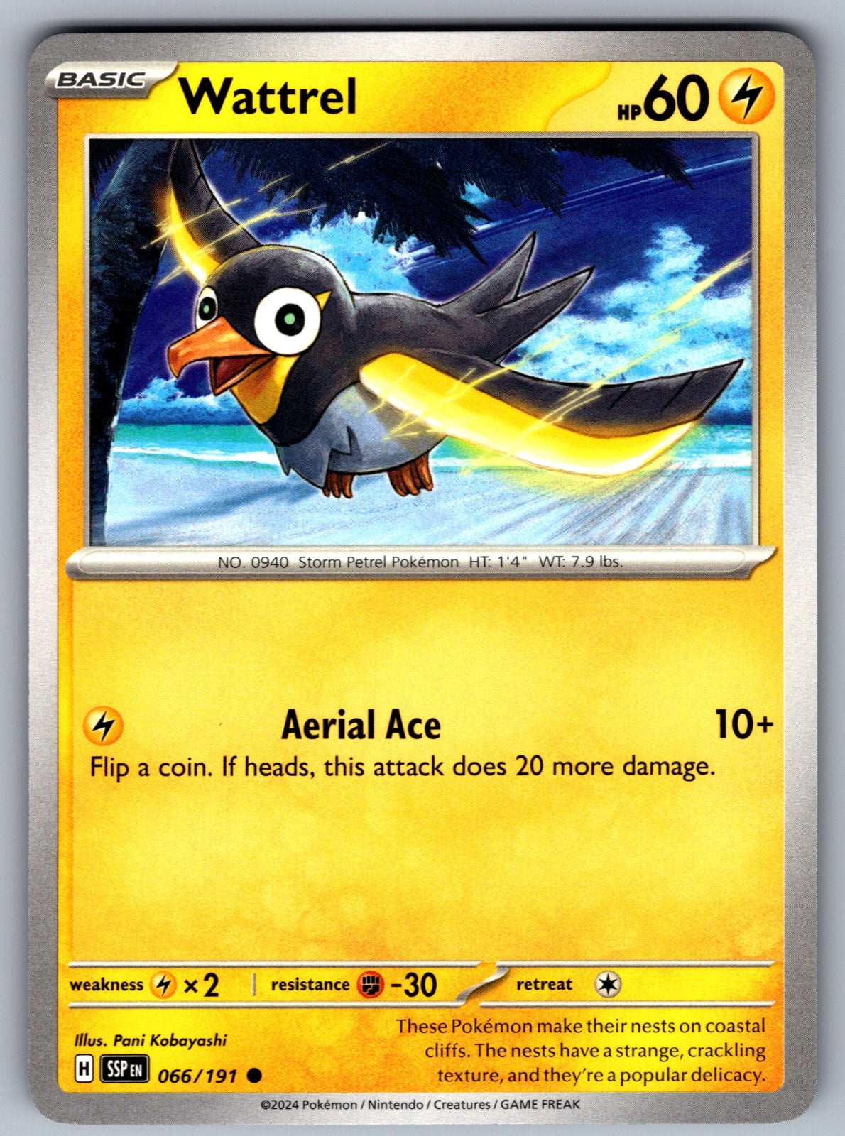Wattrel Common SV08: Surging Sparks 066/191 NM 2024