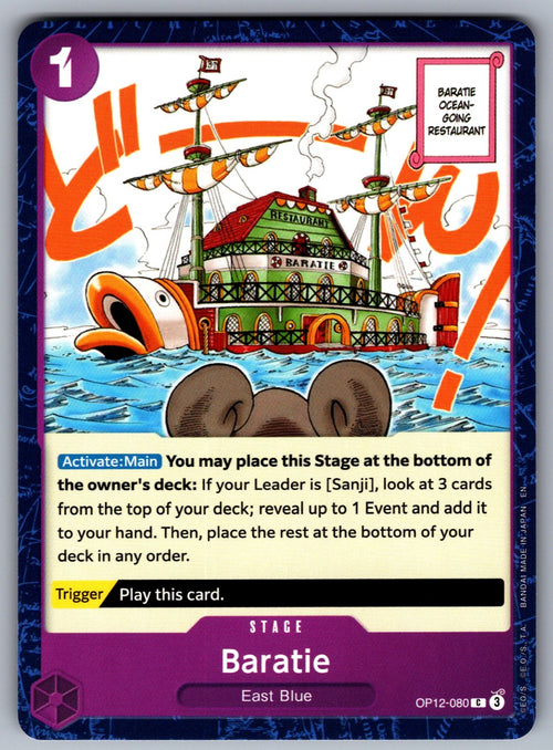 Baratie C Legacy of the Master OP12-080 NM 2025