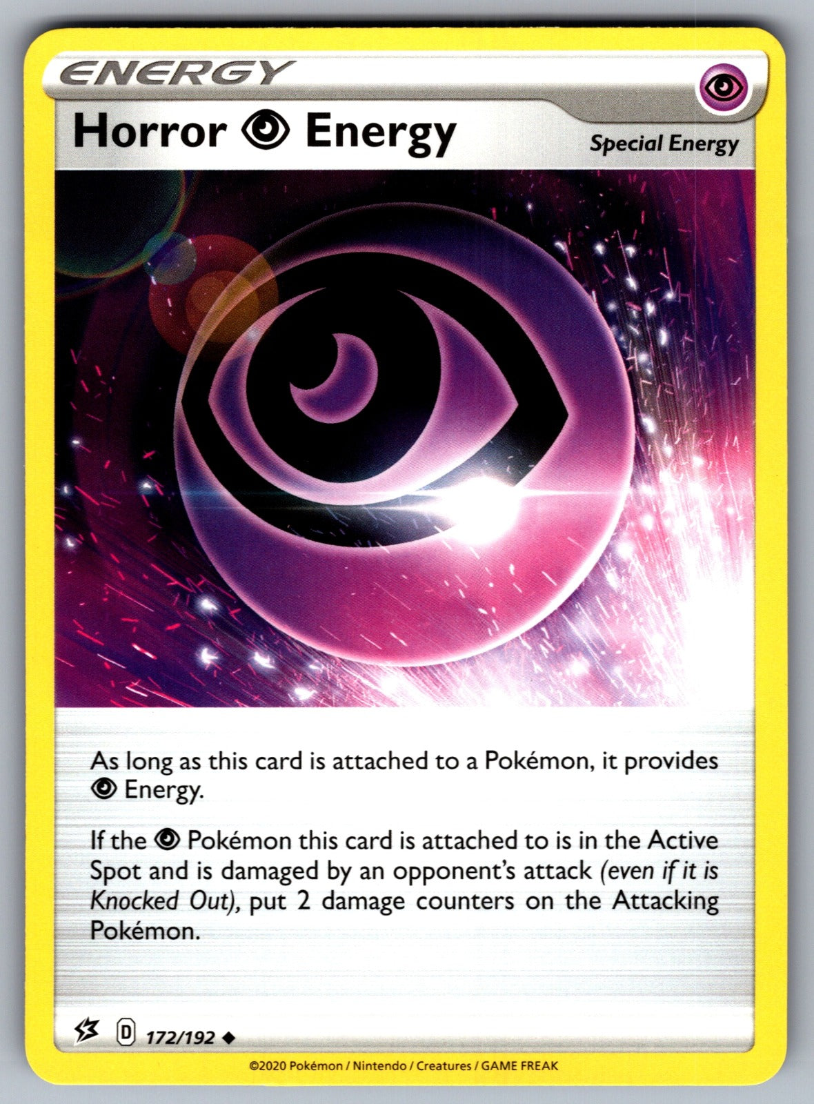 Horror P Energy Uncommon SWSH02: Rebel Clash 172/192 NM 2020