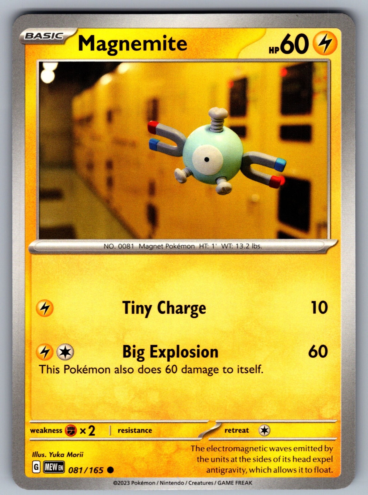 Magnemite Common SV: Scarlet & Violet 151 081/165 NM 2023