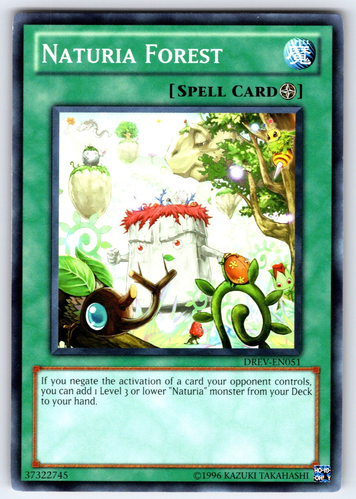 Naturia Forest Unlimited Common Duelist Revolution DREV-EN051 LP 2010