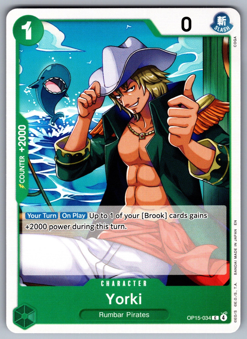 Yorki C Adventure on Kami's Island OP15-034 NM 2026
