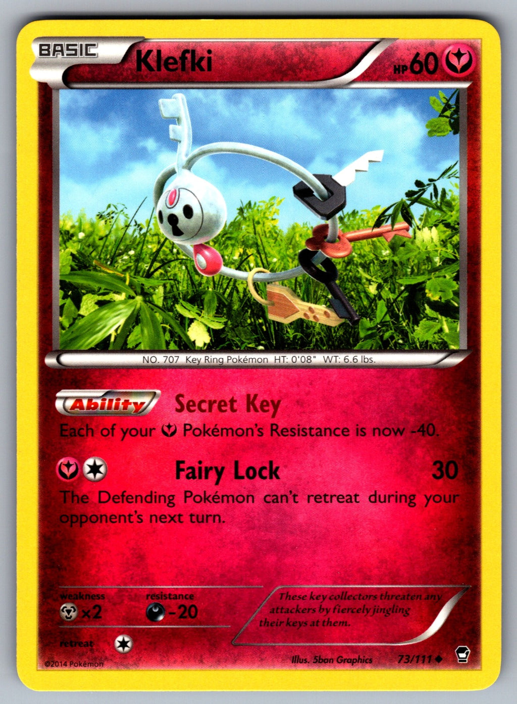 Klefki Uncommon XY - Furious Fists 73/111 LP 2014