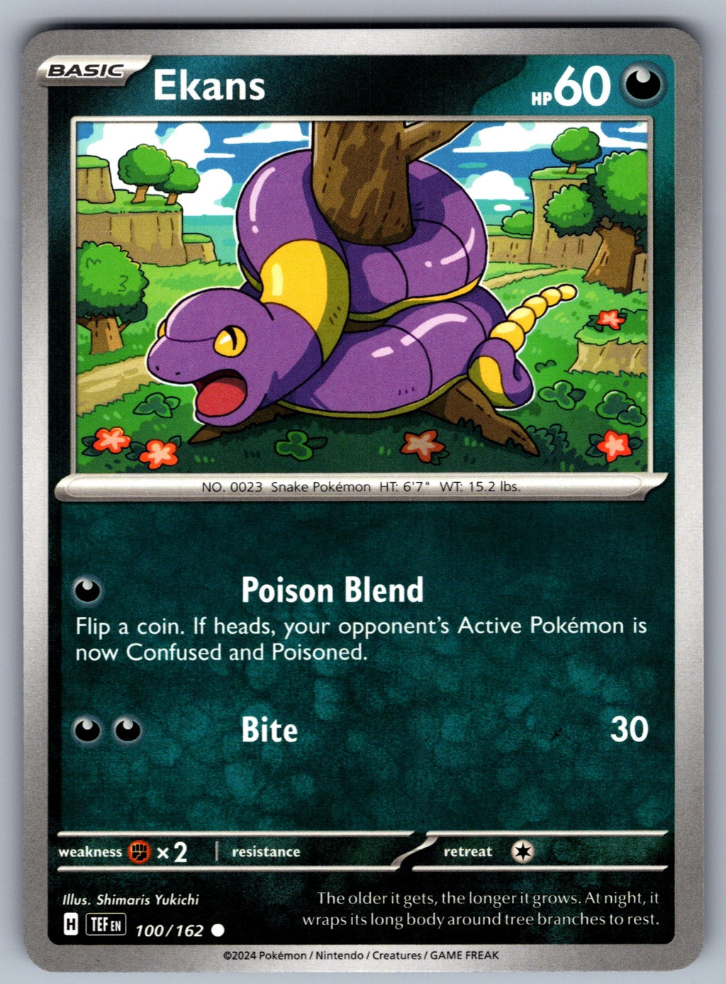 Ekans Common SV05: Temporal Forces 100/162 NM 2024