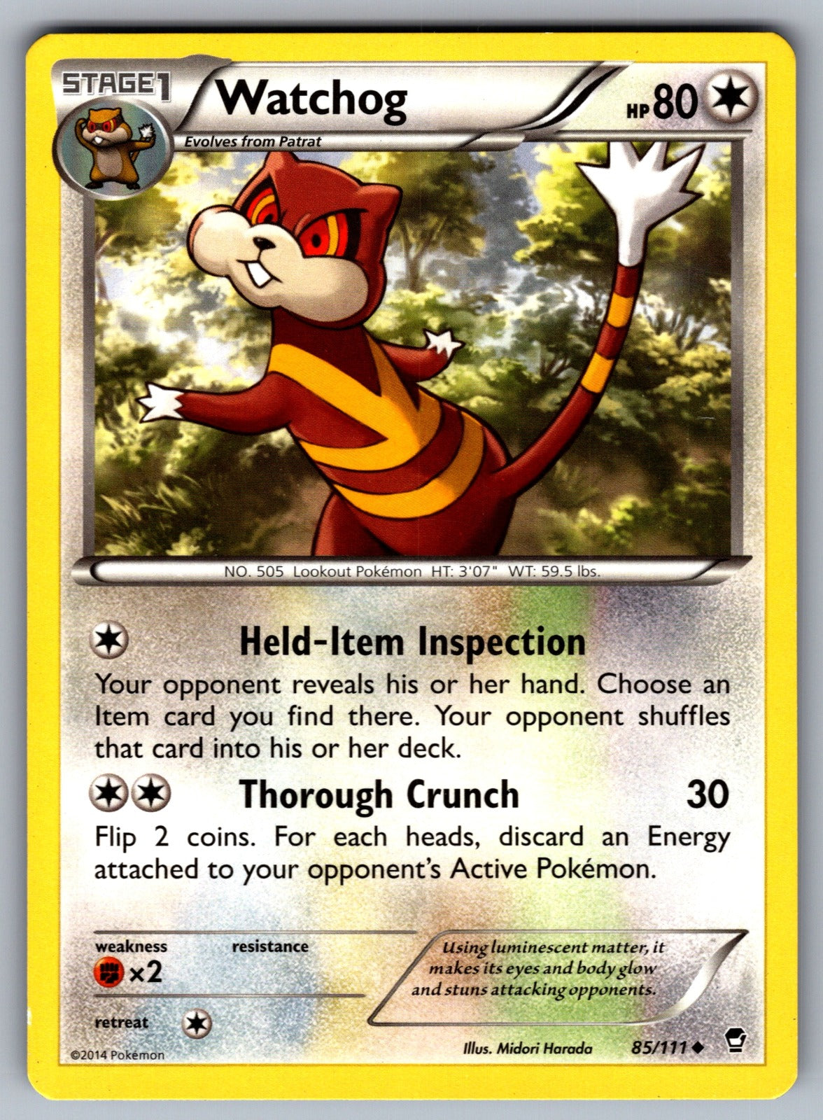 Watchog Uncommon XY - Furious Fists 85/111 LP 2014