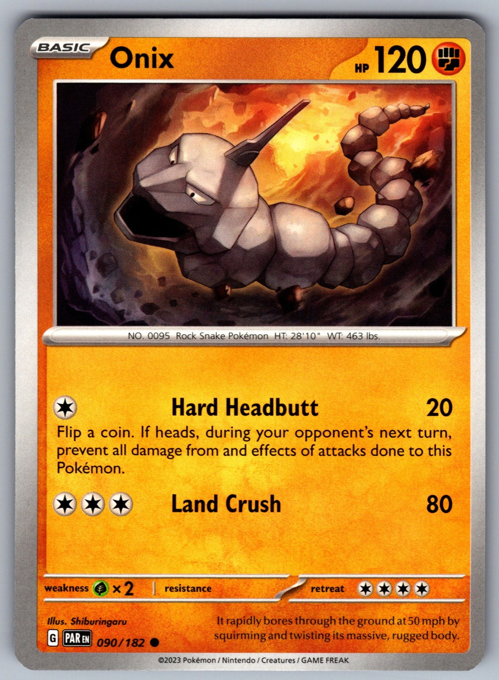 Onix Common SV04: Paradox Rift 090/182 NM 2023