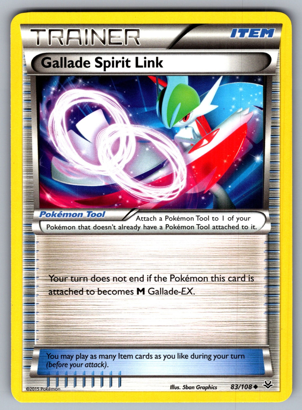 Gallade Spirit Link Uncommon XY - Roaring Skies 83/108 LP 2015