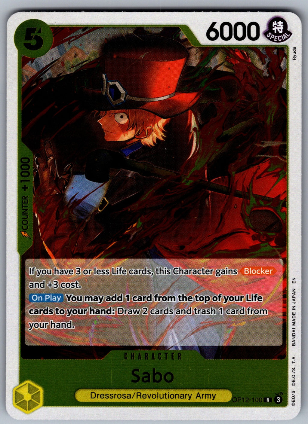 Sabo Foil R Legacy of the Master OP12-100 NM 2025